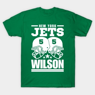 New York Jets Wilson 5 American Football Retro T-Shirt